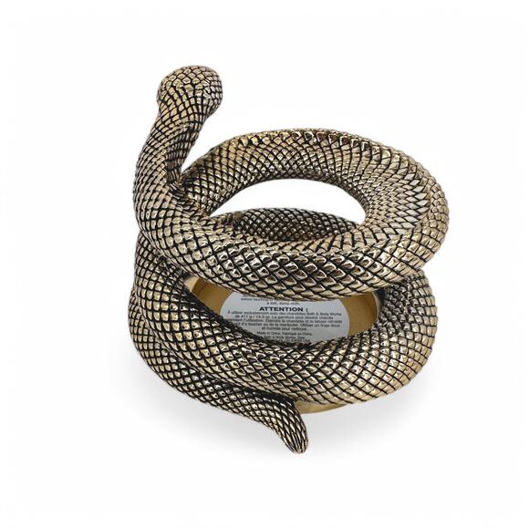 Coiled Snake 3 Wick Candle Holder Bath and Body Works Halloween 2024 - Picture 4 of 7